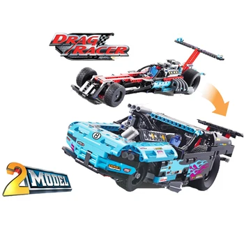 

42050 647pcs Technic Racing Truck Car 2 In 1 Extreme Cruiser Off Roader Building Blocks 3367 Bricks Toys For Children