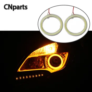 

Auto Car LED Angel Eyes For Hyundai Nissan Juke Suzuki Vitara Swift accessories 60mm-120mm Auto Halo Ring With Lampshades 12V