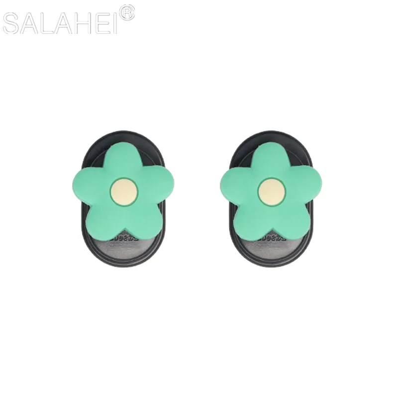 Storage Decoration Hook USB Cable Headphone Key 5 Color Cute Sunshine Little Flowers Car Universal 2PC Mini Hanger Adhesive Hook
