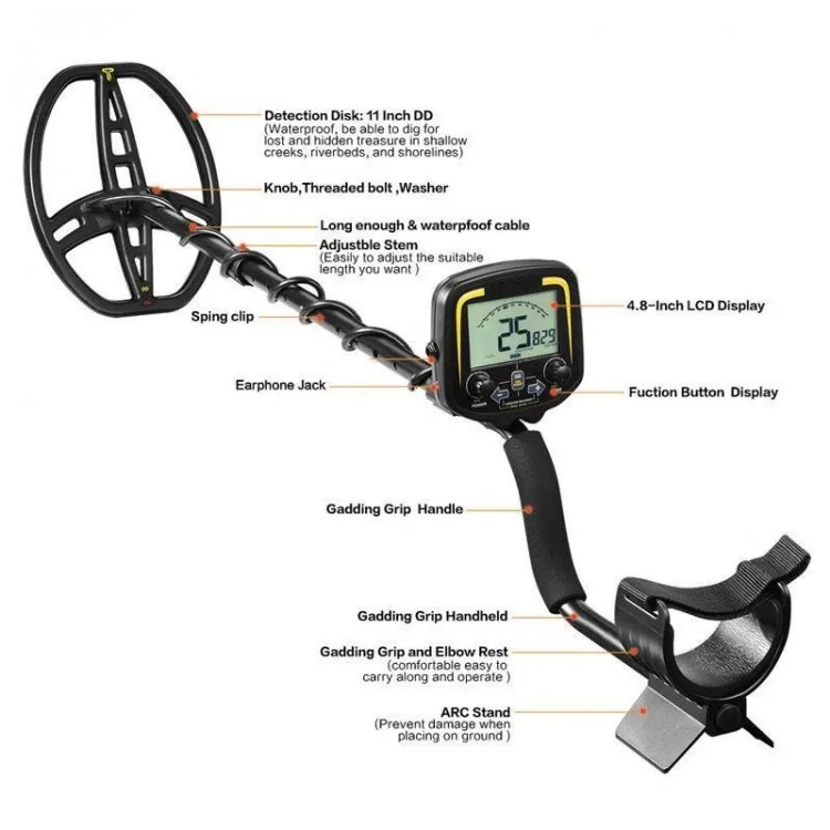 Professional Industrial 2.5M Underground Depth Scanner Gold Finder Metal Detector