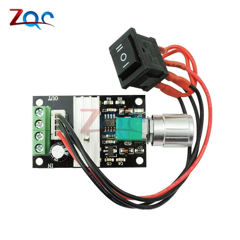 BOJACK 6V 12V 24V 28V 3A 80W DC Motor Speed Controller Interruttore reversibile regolabile a velocità 1203BB DC Motor Driver Reversing PWM