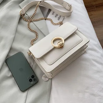 

Female Lady Pu Leather Crossbody Bags For Women 2020 Chain Shoulder Messenger Bag Ladies Hand Sling Luxury Handbags Designer