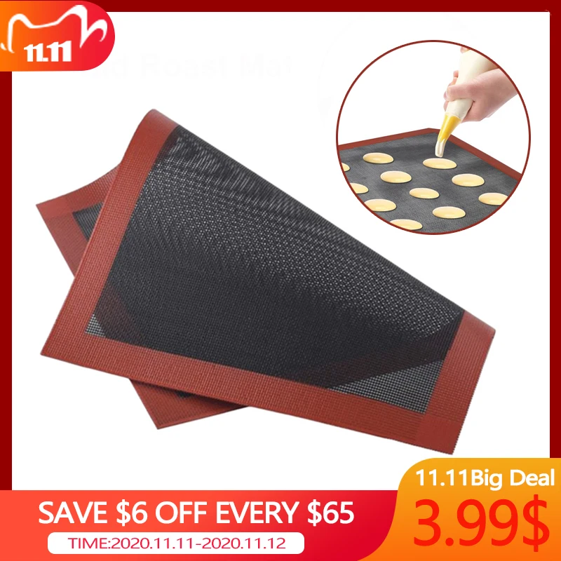 

Perforated Silicone Baking Mat Non-Stick Oven Sheet Liner Bakery Tool For Cookie /Bread/ Macaroon Kitchen Bakeware Accessories