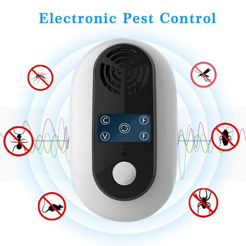 Electronic Pest Control Ultrasonic Pest Repeller Home Anti Mosquito Repellent Killer Rodent Bug Reject Mole Mice EU US UK Plug