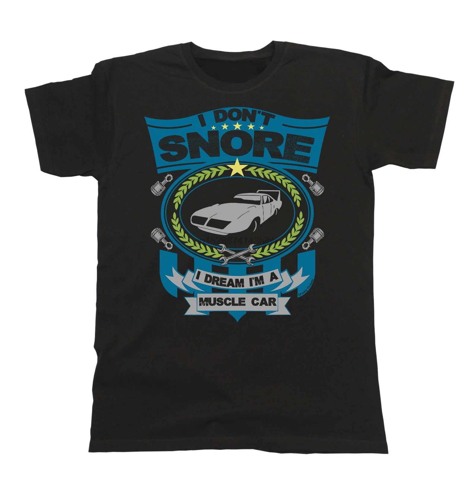 Herren футболка с изображением автомобиля-I don't snore I dream I'm a MUSCLE CAR Plymouth Superbird H |