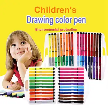 

children's painting color pen marker watercolor pen washable non-toxic coloring book student painting pen