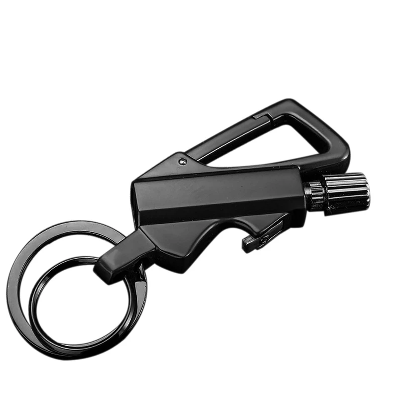 

3 In 1 Multi-Function Keychain Match Stick Outdoor Key Pendant Male Fire Waterproof Bottle Opener Key Pendant