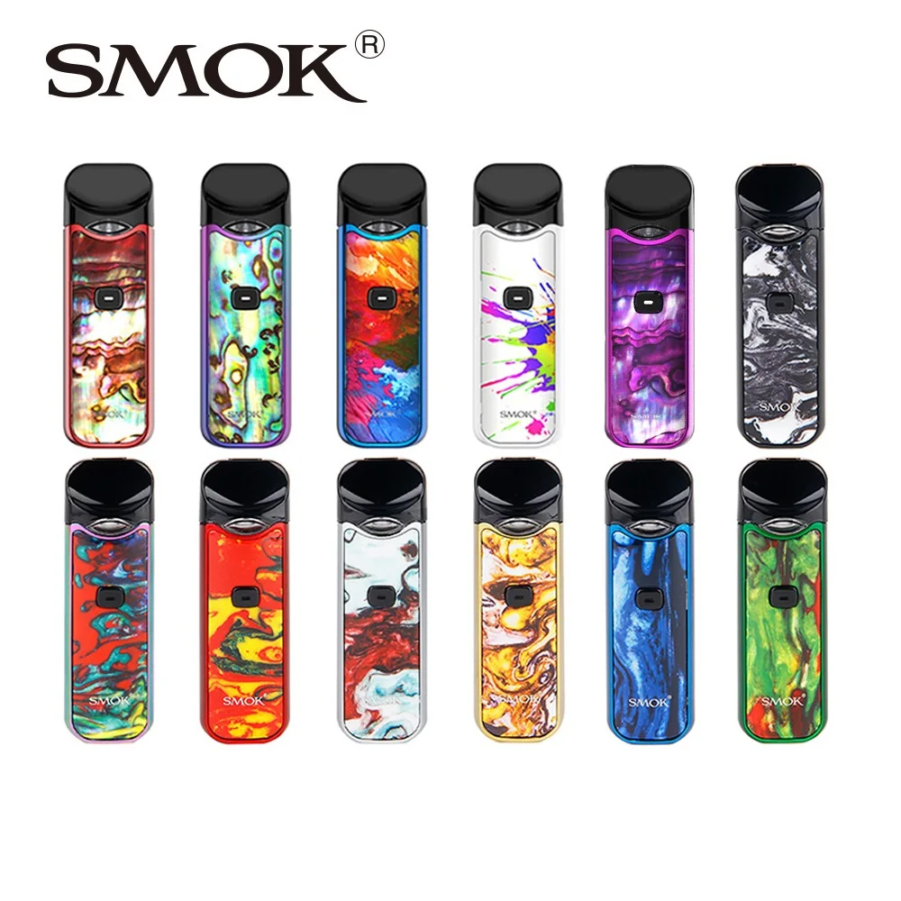 Новый оригинальный набор для вейпа Smok Nord Pod с аккумулятором 1100 мА/ч картридж 3 мл