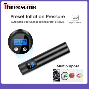 

Mini Portable Rechargeable Compressor Inflatable Pump Air compressor Tyre Inflator USB 150PSl Air Pump For Motorcycle Balls