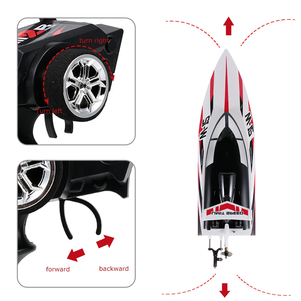 WLtoys WL912-A радиоуправляемая лодка 2,4 г 35 км/ч высокая скорость RC лодка Capsize защита пульт дистанционного управления игрушечные лодки RC гоночная лодка для взрослых детей