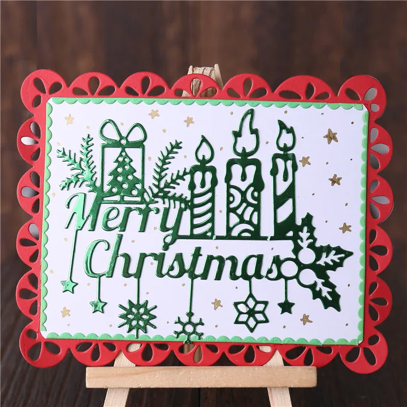 

InLoveArts Merry Christmas Dies Metal Cutting Dies for Card Making Scrapbooking Dies Embossing Cuts Stencil Craft New 2019 Dies