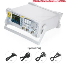 Kkmoon 20/60/100mhz módulo digital dds gerador de sinal forma de onda gerador de pulso fonte de sinal 250msa/s medidor de freqüência