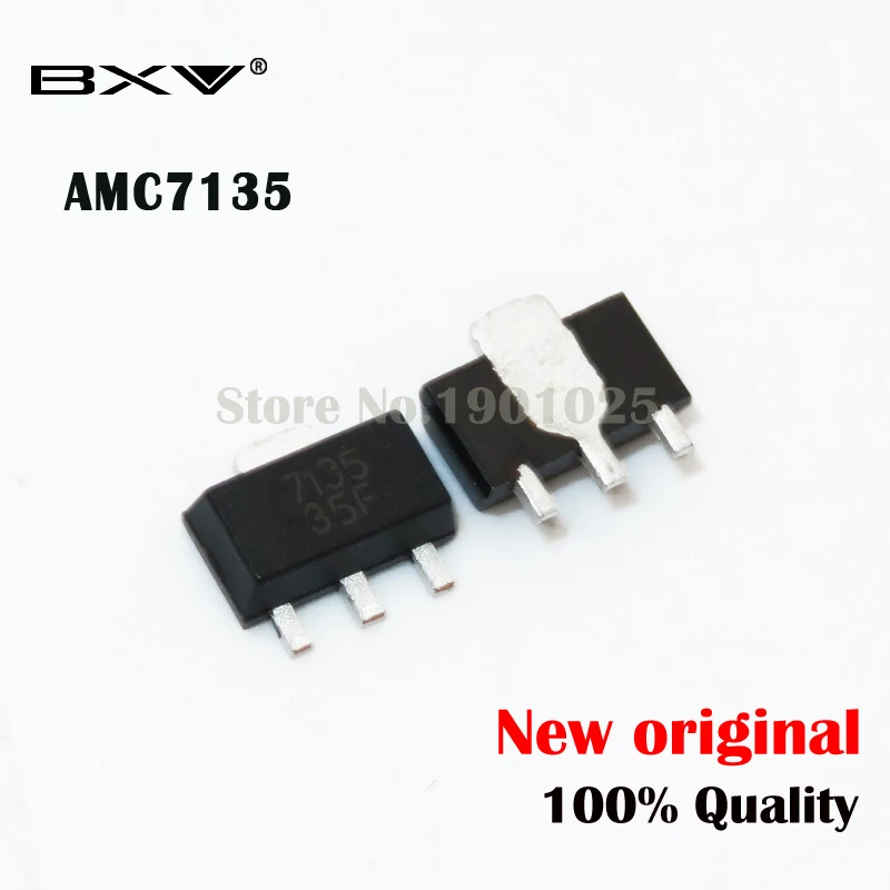 

10 шт. AMC7135PKFT SOT-89 AMC7135 SOT89 7135 SOT SMD новое и оригинальное