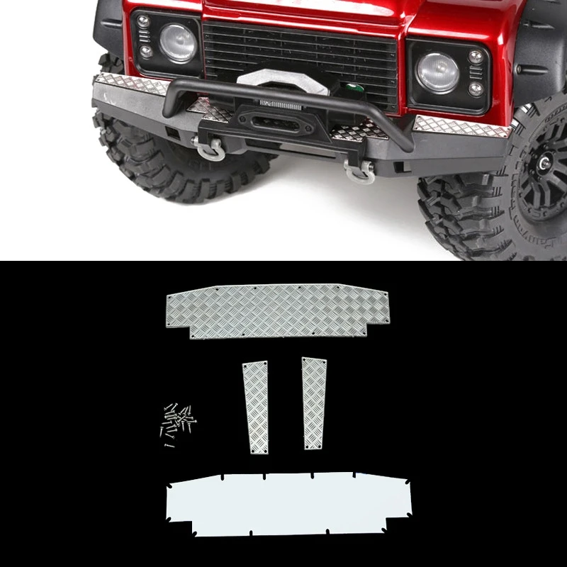 Противоскользящая пластина переднего бампера для RC Crawler Traxxas TRX4 T4 TRX 4 Land Rover