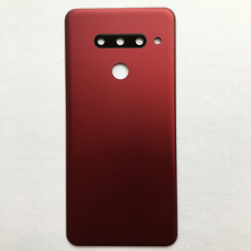 Стеклянный задний корпус для LG G8 3 отверстия для камеры крышка батареи чехол