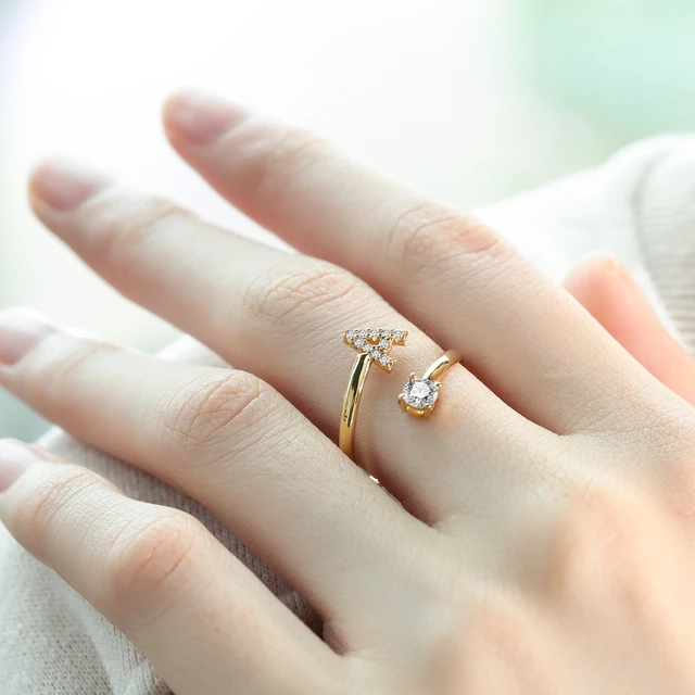 Tiny Initial Letter Rings – SAFONA