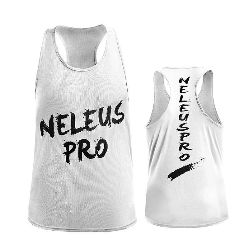 

Compression Shirts Running Singlet Fitness Tank Tops Men's Summer Vest Chaleco Bodybuilding Sleeveless T-shirt Rashguard S-4XL