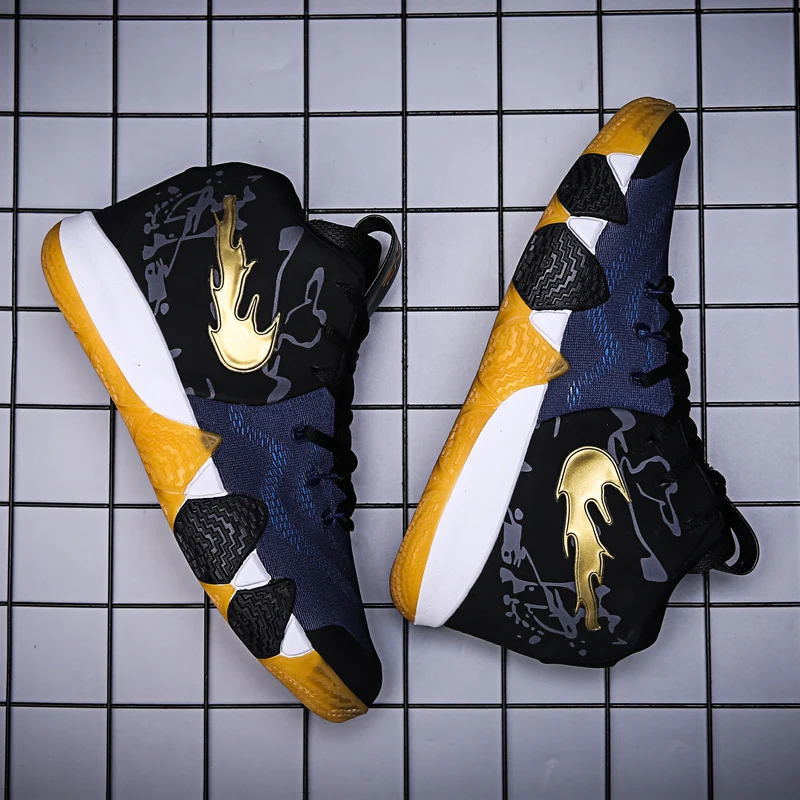 

Golden State Warrior color black soul maple leaf limited emperor's Y4 Basketball shoestwo different sports shoes male