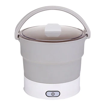 

Foldable Electric Portable Hot Pot Cooker Kettle Steamer Boil Dual Voltage for Kitchen K888