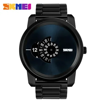 

SKMEI Fashion Casual Quartz Men Watch Waterproof Large Dial Turntable Pointer Watches Male Relogio Masculino Wristwatch 1171