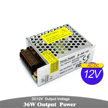 

Power Supply DC 12V 15V 18V 24V 25W 36W Lighting Transformers 110v 220v AC to DC12V DC24V DC15V DC18V SMPS For Led Light CCTV
