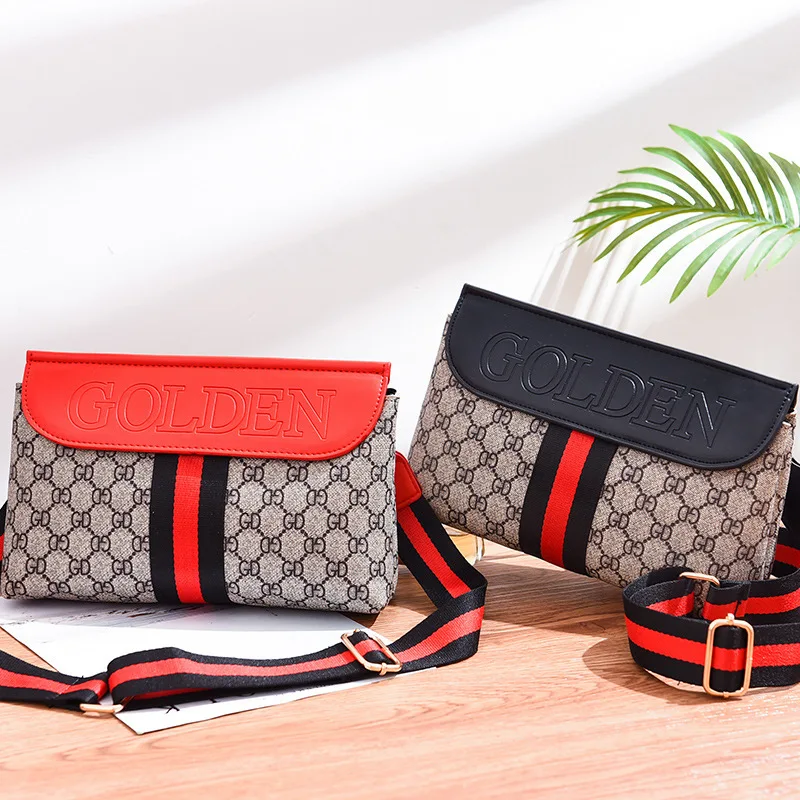 

12019 New Style Europe And America WOMEN'S Fashion Handbag Printed Shoulder Bag Versatile Chest Bag Shoulder Bag Little Red Book