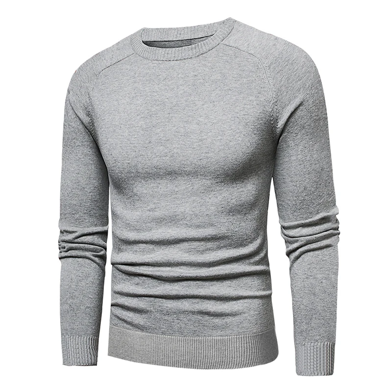 Cotton Sweater Pullover Knitwear Jumper Black Men Jersey Male High-Quality Plus-Size