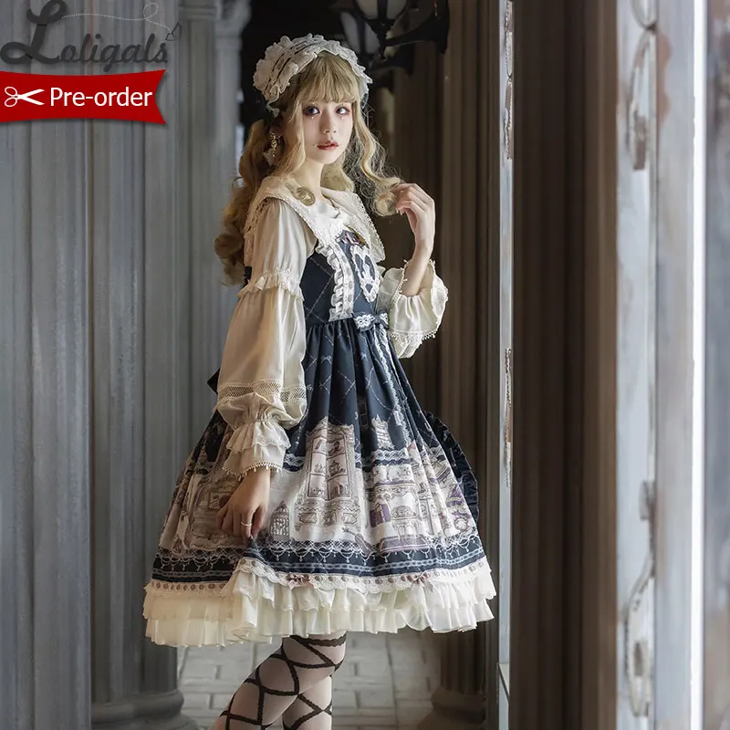 Lady's Room ~ Sweet Printed Lolita JSK Dress by