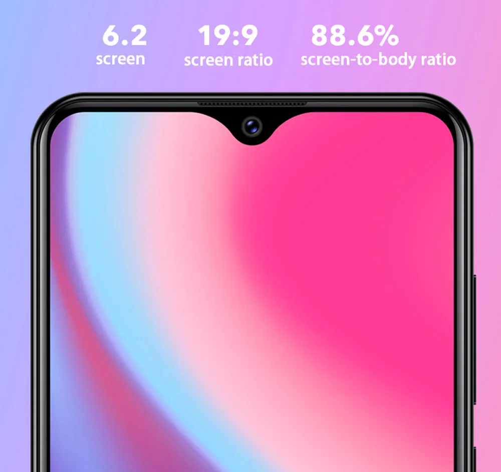Vivo U1 6,2 дюймовый экран 3g ram 64G rom Восьмиядерный Android 8,1 4030mAh Большая батарея распознавание лица и отпечатков пальцев двойная камера смартфон