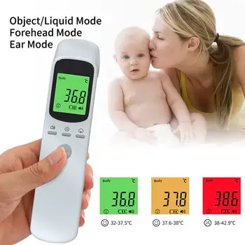 

Muti-fuction Digital Infrared Thermometer Baby/Adult Forehead Body Non-contact Thermometer Gun Temperature Measurement Device