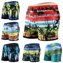 Мужские плавки Coco Tree с принтами, летние пляжные стильные боксеры для плавания, мужские трусы mayo sungas de praia ho s