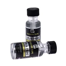 0,5 флуз 15 мл ультра удерживающий клей мужской парик Лента волос система Кисть для нанесения клея для кружевного парика/парик мягкий-Бонд