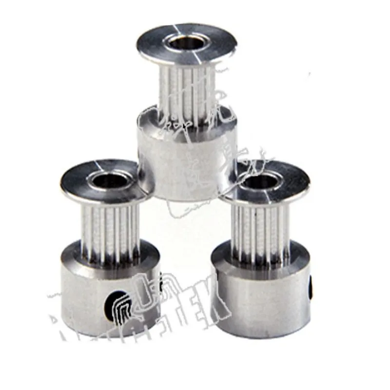 Sourcingmap Aluminum XL 12 Teeth 6mm Bore Timing Belt Pulley Flange Synchronous Wheel For 10mm Belt - View #9