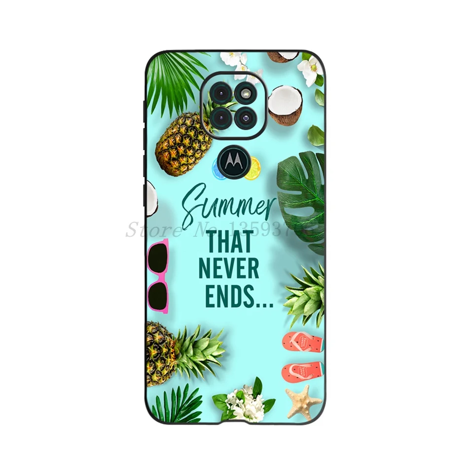 Floral Printed Soft Silicone Phone Cover