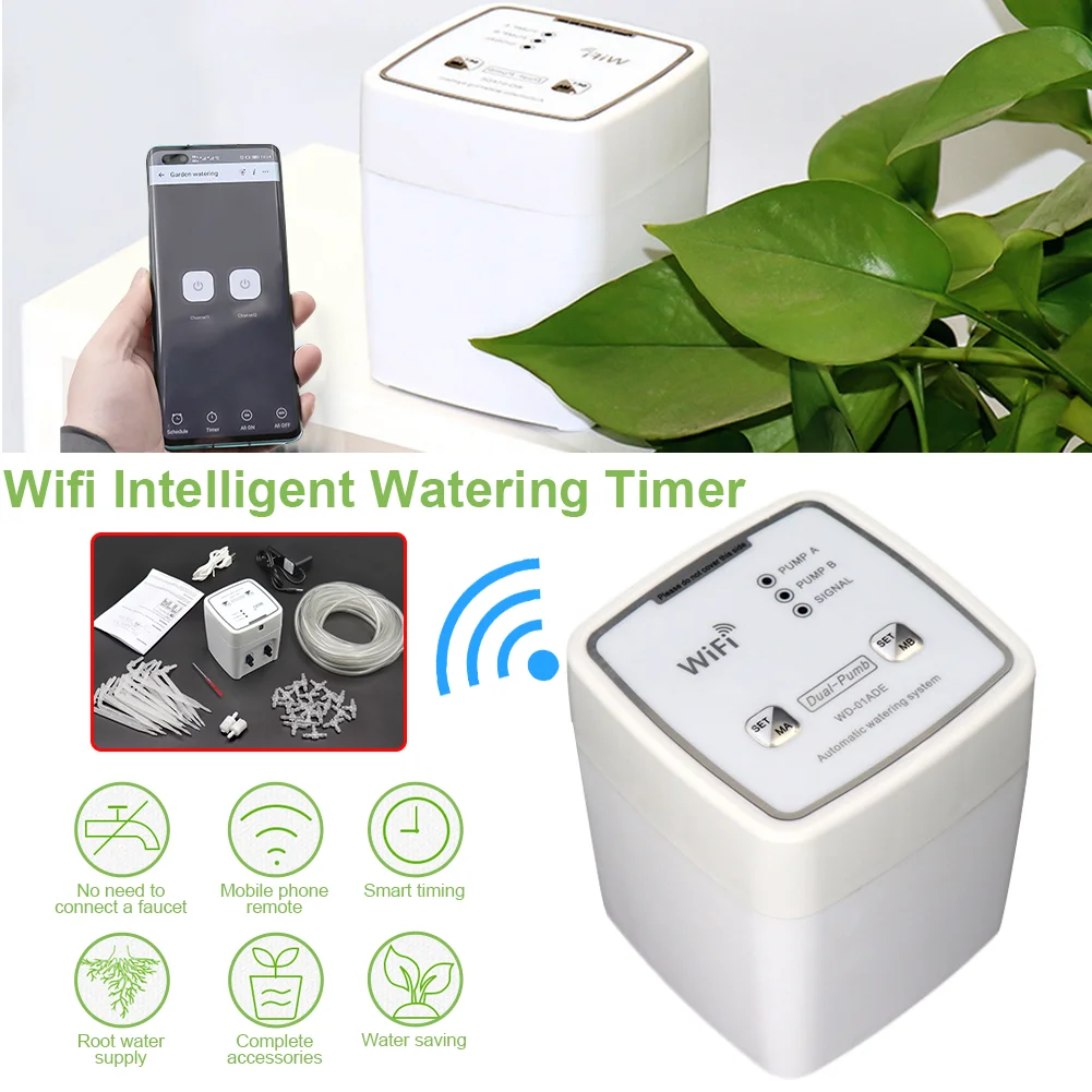 Wifi Automatic Watering Device Garden Watering System Intelligent Timer