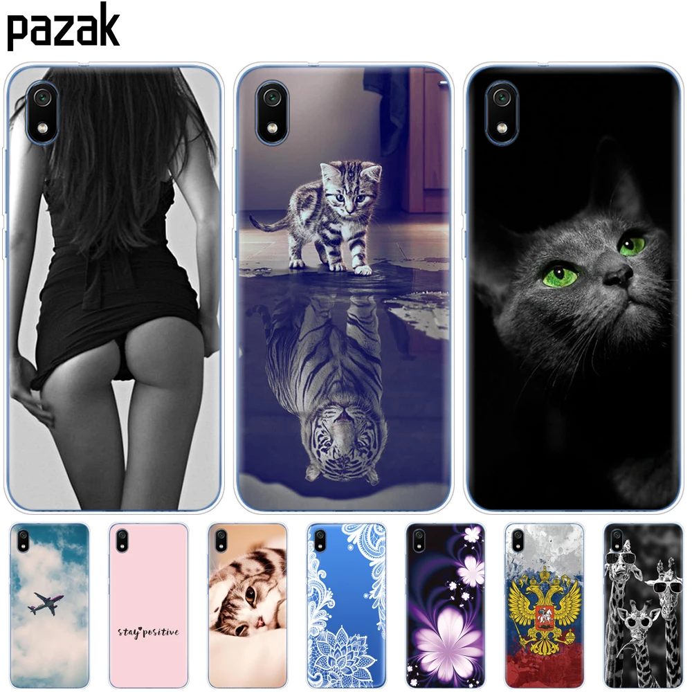 Чехол для xiaomi redmi 7a чехол coque oft из ТПУ задняя силиконовая крышка 7 a бампер hongmi