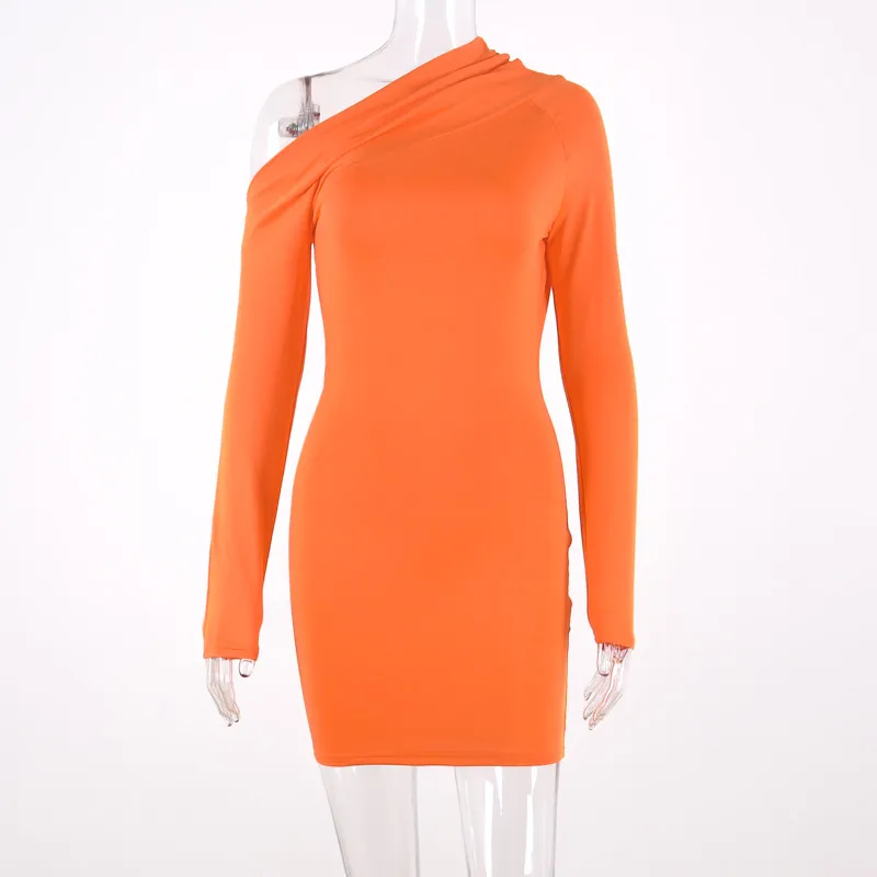 Осеннее элегантное тонкое мини-платье однотонное облегающее офисное платье с