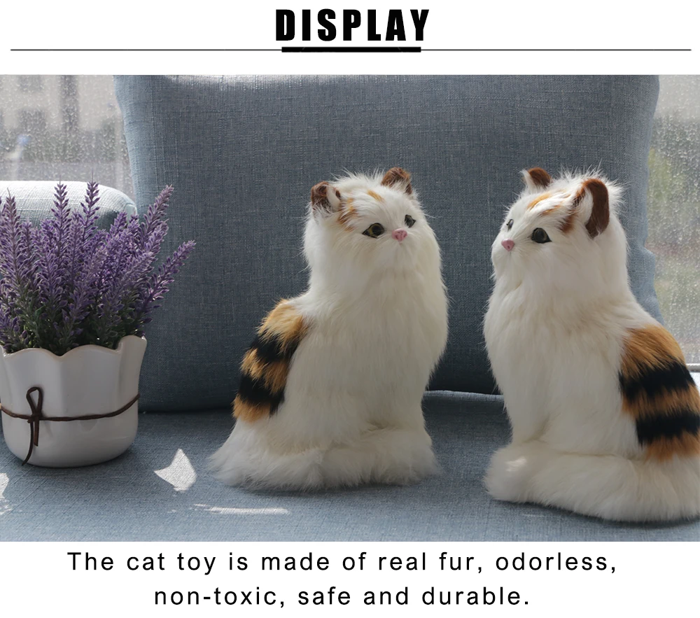 現実的な猫模造リアルな子猫人形子供たちのおもちゃシミュレーション動物フィギュア誕生日ギフトホームオフィスの装飾 本物の生き物のぬいぐるみ Aliexpress