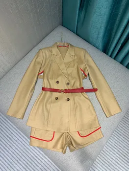 

Autumn 2020 new women's Three piece vest Suit Shorts Modern fashion goddess A perfect structure