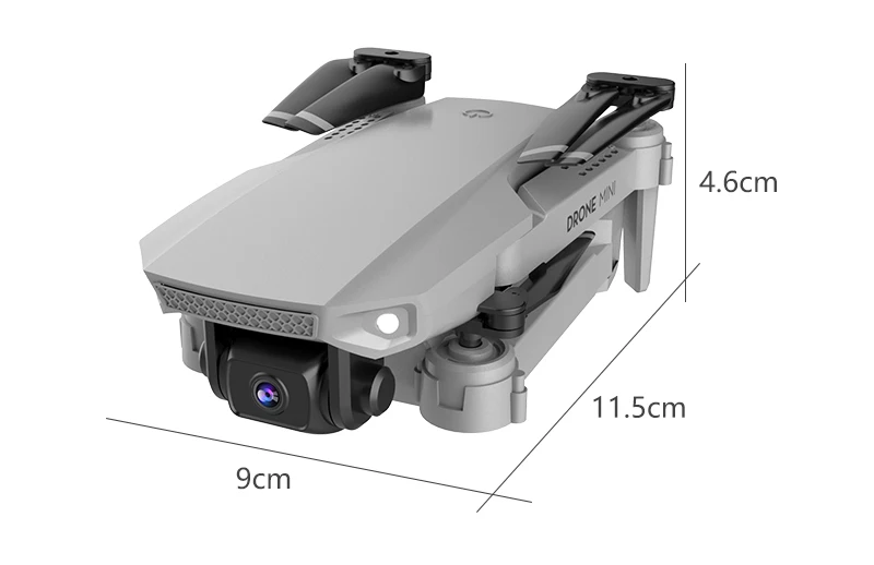 E88 WIFI Equipped With Wide-Angle HD 4K Camera High-Hold Mode Foldable Arm Drone E58 Level RC Helicopters RC Helicopters medium