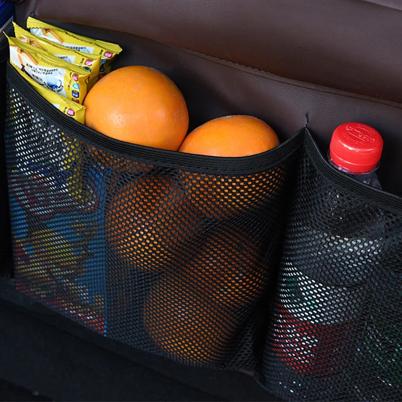 Car Seat Back Storage Bag Car Seat Back Organizer Car Trunk Organizer Backseat Storage Bag High Capacity Adjustable Auto Seat Back Oxford Cloth Organizers Universal Multi-use