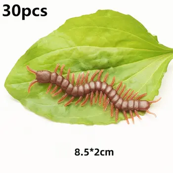 

30Pcs Fake Ants Simulated Insect Prank Toy Ants Spider Cockroach Fly Toy Figure T3LA