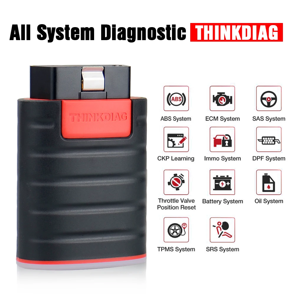 Thinkdiag старая система Versio nfull OBD2 диагностический инструмент считыватель кодов 15