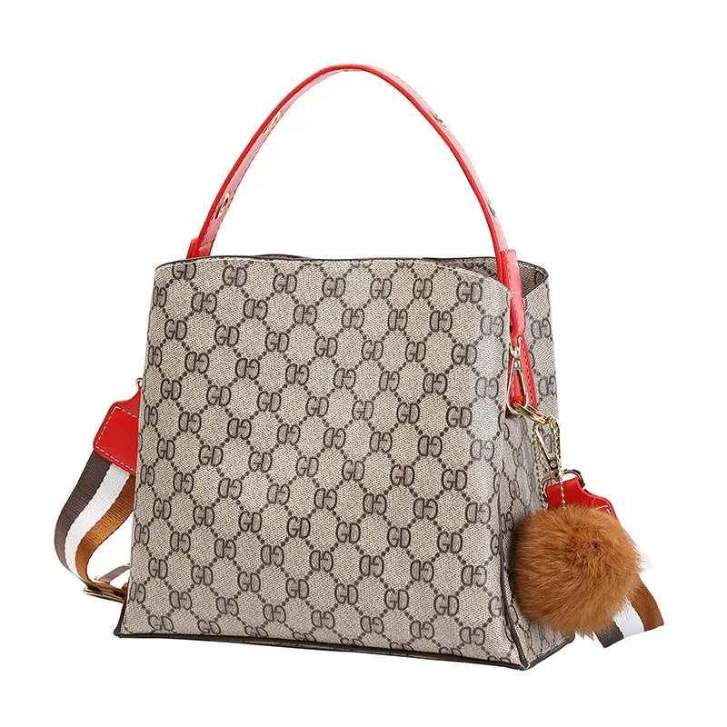 

Bucket Bag INS Simple WOMEN'S Bag 2019 New Style Fashion Korean-style Wide-Strap WOMEN'S Bag Manufacturers Direct Selling Bag