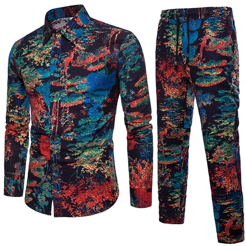 Рисунок 5 - Гавайский Цвета печатных tong chongfeng/мужской