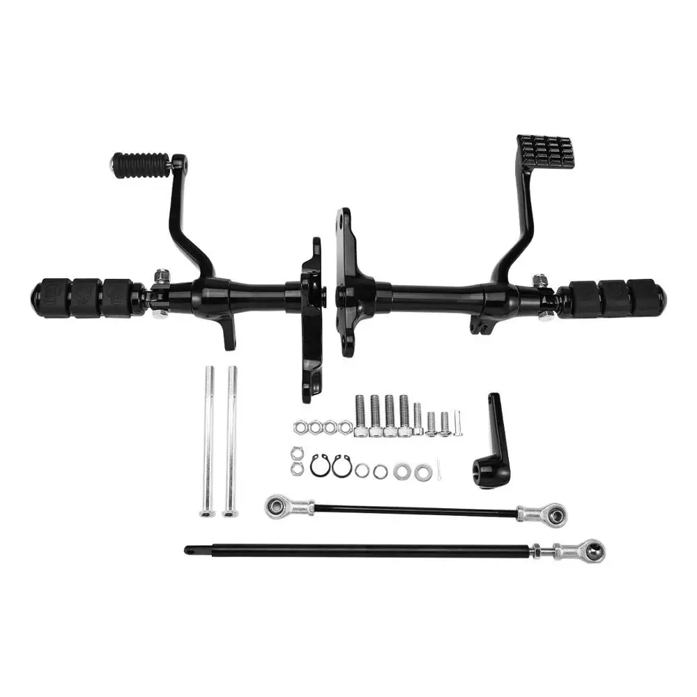 For Sportster XL 883 1200 xl883 xl1200 Motorcycle Forward Controls Complete Kit Pegs Levers Linkages 1991 2003 1997 98 99