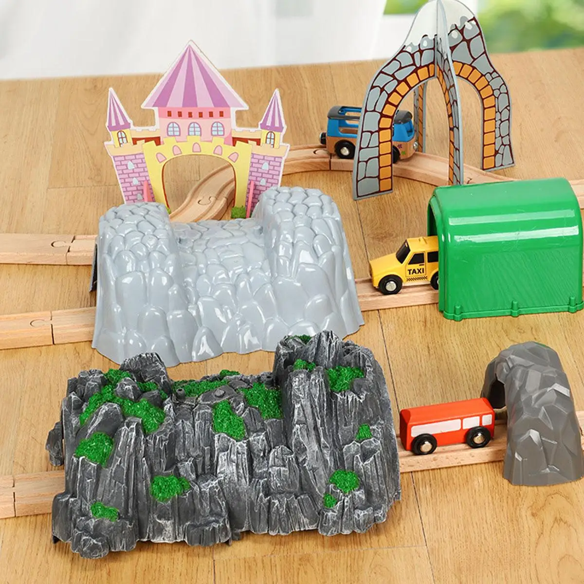 Scenery & Trees Plastic 187 Scale Model Toy Train Railway Cave Tunnels