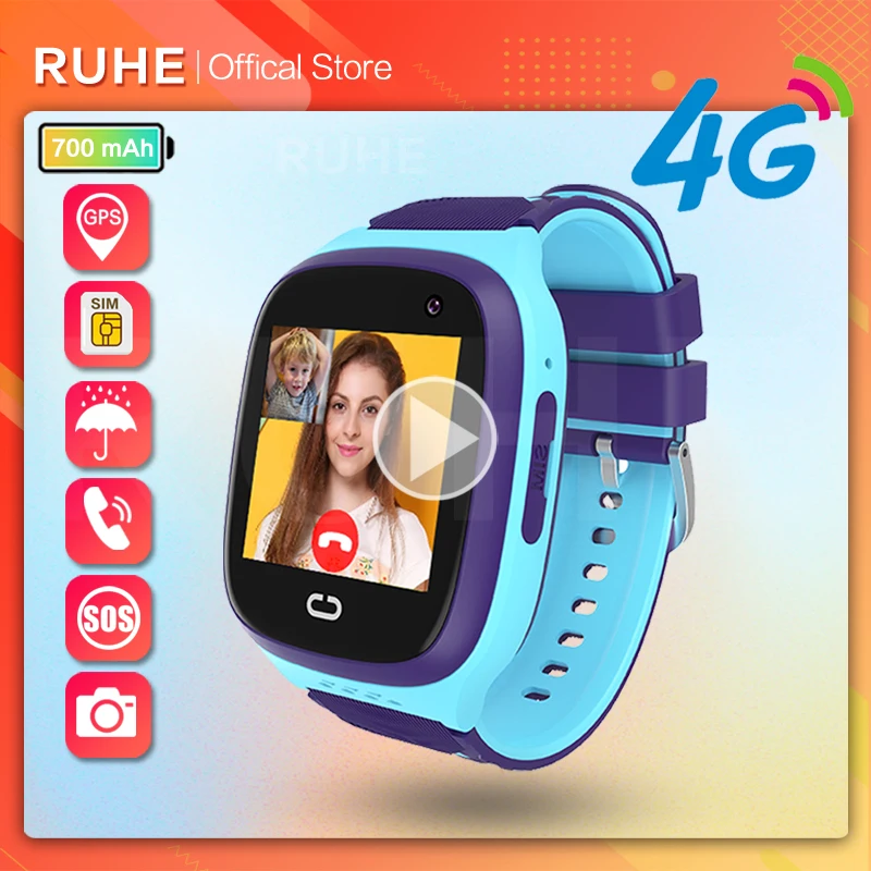 Умные часы для детей GPS 4G LT31 слежение IP67 водонепроницаемые умные Android забор
