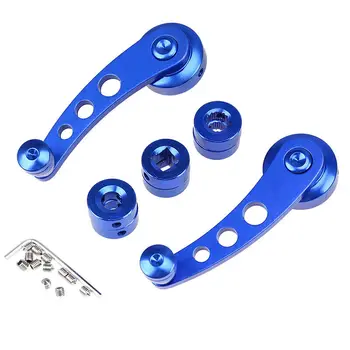 

Parts Crank Handle Winder Replacemnt 1Pair Universal Billet Car Door Window