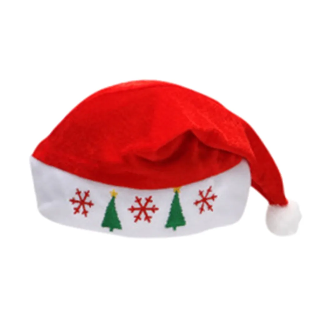 Chrismas 2019Top мужские и женские рождественские аксессуары с узором шапка шапки Санта-Клауса для рождественской вечеринки